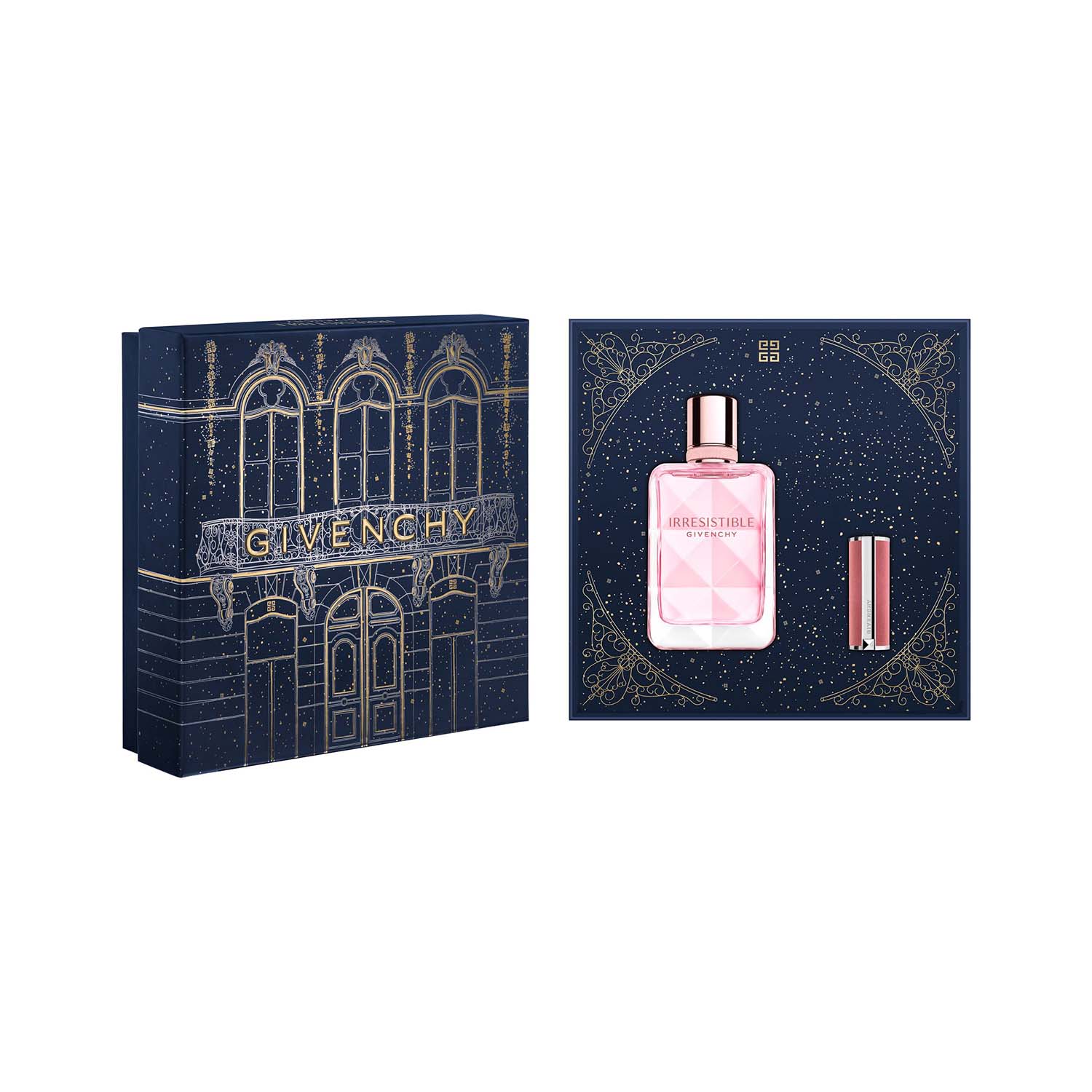 SET HOLIDAY EDITION DE FRAGANCIA FEMENINA IRRESISTIBLE VERY FLORAL EAU DE PARFUM + MINI LABIAL LE ROUGE SHEER VELVET